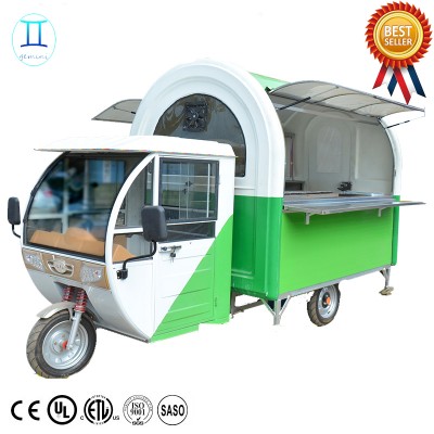 mobile fryer food cart with bike